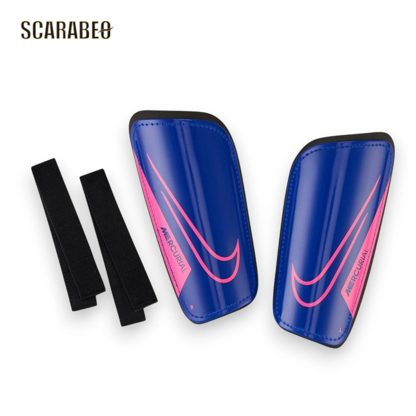 NIKE ナイキ マーキュリアル ハードシェル シンガード レーサーブルー/ブラック/ピンクブラスト(458) すね当て サッカー フットボール dn3614-458