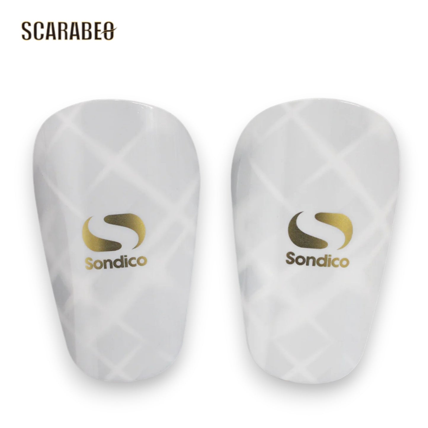 Sondico ソンディコ ミニシンガード ホワイト すね当て レガース サッカー フットサル ジュニア 大人兼用 25f800-wht