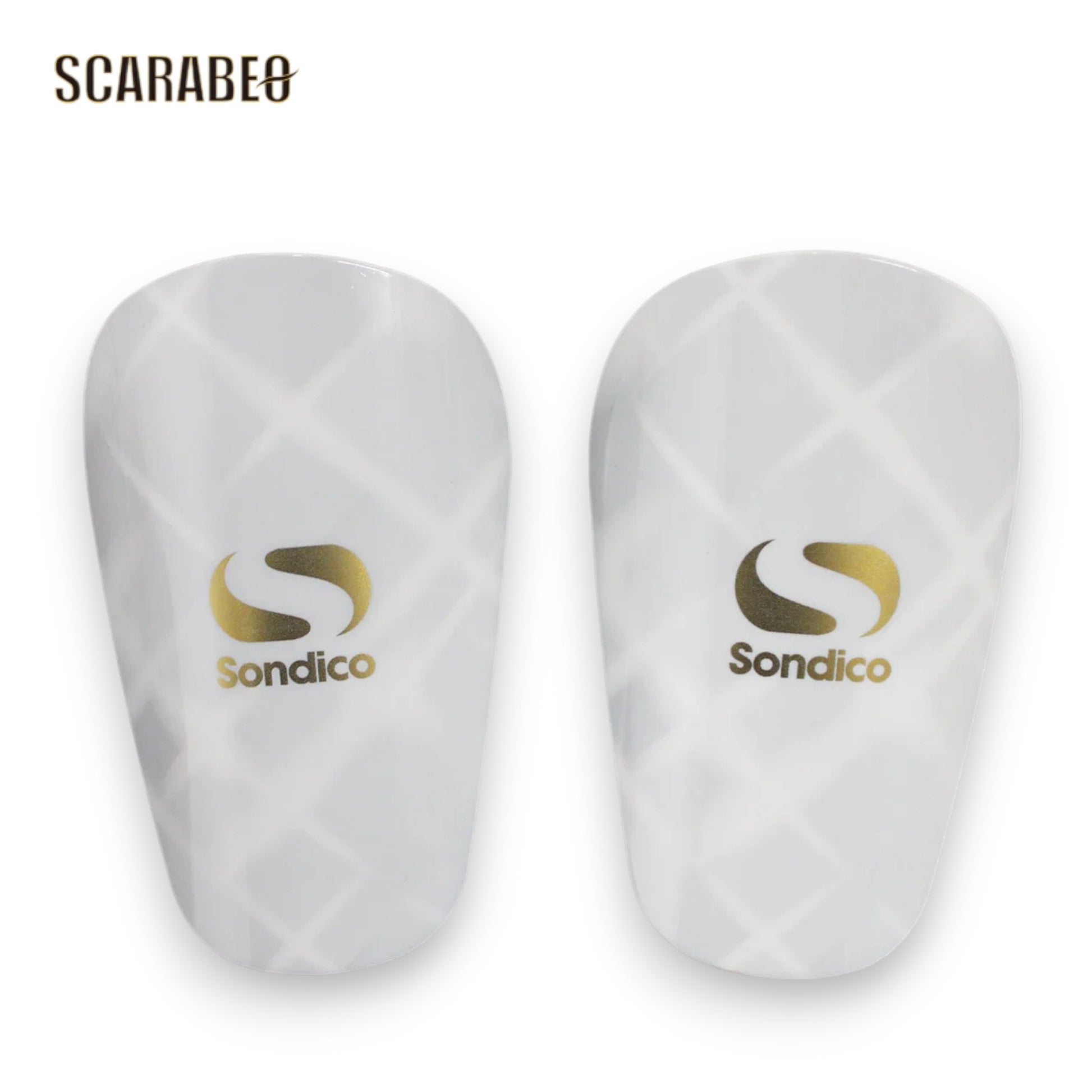Sondico ソンディコ ミニシンガード ホワイト すね当て レガース サッカー フットサル ジュニア 大人兼用 25f800-wht