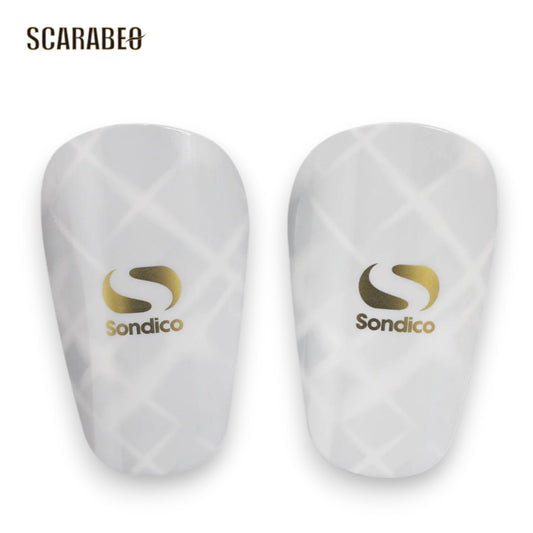 Sondico ソンディコ ミニシンガード ホワイト すね当て レガース サッカー フットサル ジュニア 大人兼用 25f800-wht