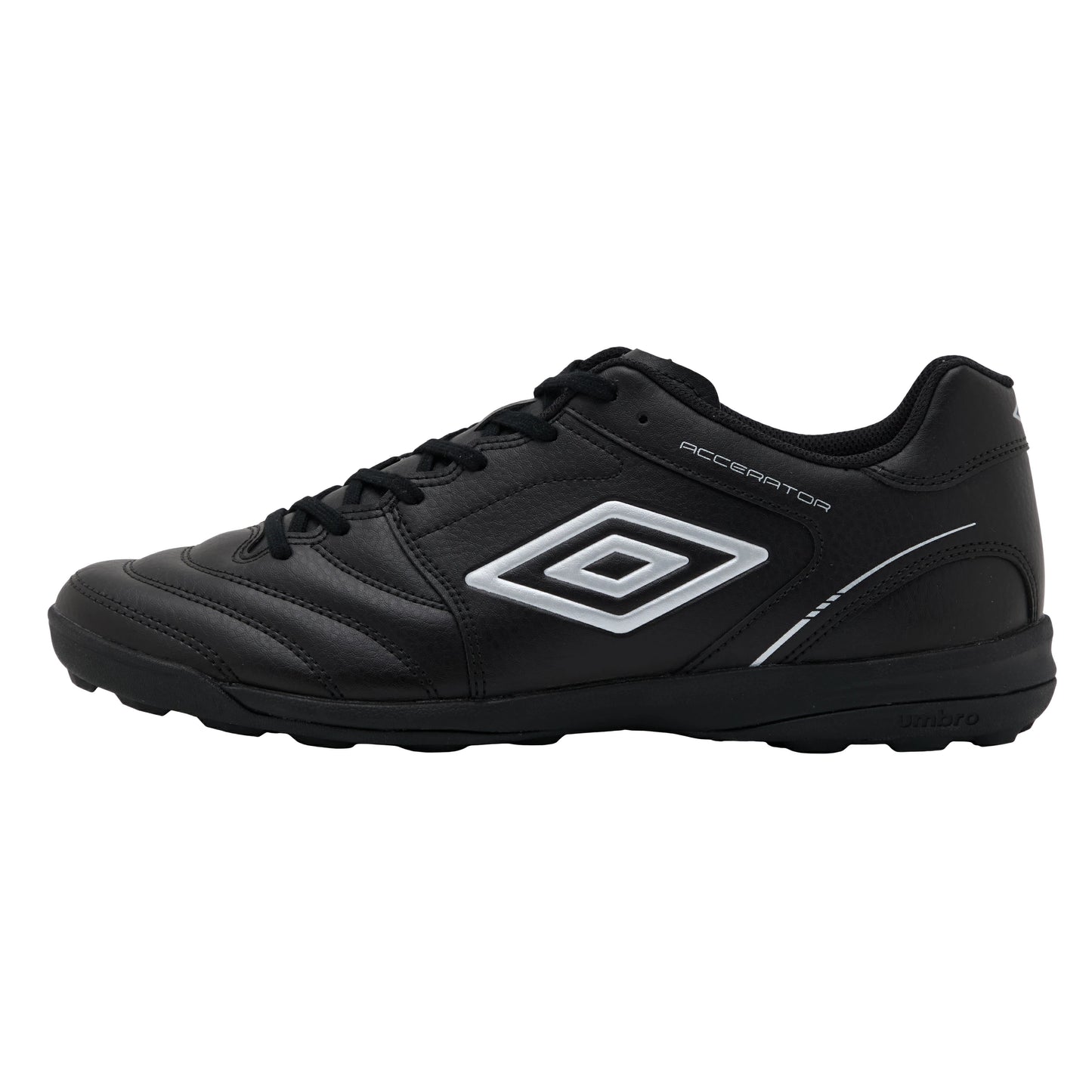 アンブロ アクセレイター TR EX WIDE umbro ACCERATOR 2026年春夏 トレーニングシューズ 人工芝対応 ワイド 幅広 天然芝 土 ブラック シルバー uf6scst1m