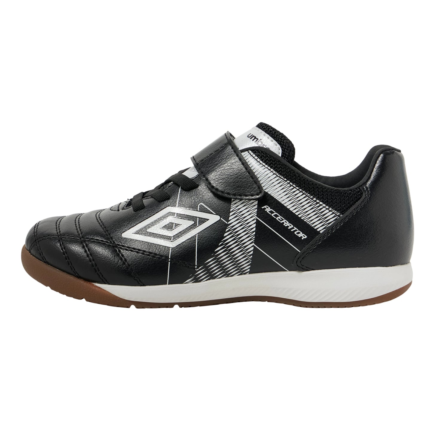 umbro アンブロ アクセレイター SB JR WIDE IN ジュニア インドア サッカーシューズ ワイド 室内用 ACCERATOR 子供 キッズ フットサル ベルクロ uf5fcsf2j