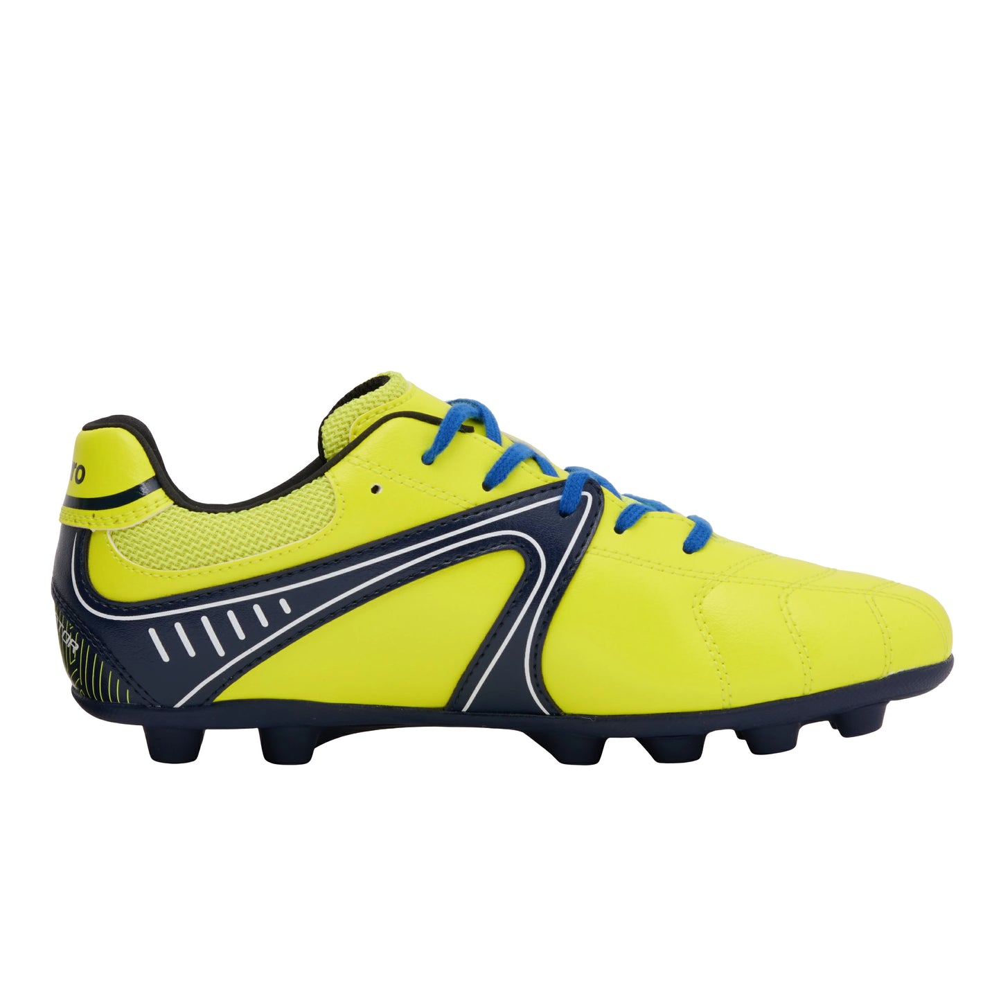 umbro アンブロ アクセレイター RB JR WIDE HG UF6SCSB3J ジュニア サッカースパイク ワイド 幅広 土 人工芝対応 YLNV イエロー×ネイビー uf6scsb3j