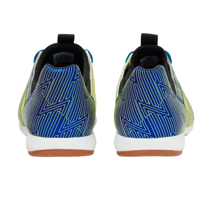 umbro アンブロ アクセレイター TR JR WIDE IN ジュニア サッカー インドアシューズ ワイド 幅広 体育館 フットサル対応 YLBL イエロー×ブルー uf6scsf1j
