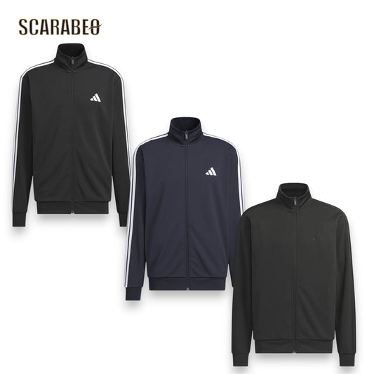 アディダス M MH 3S トラックトップ adidas メンズ ジャージ トップス フィットネス トレーニングウェア ダブルニット dh100