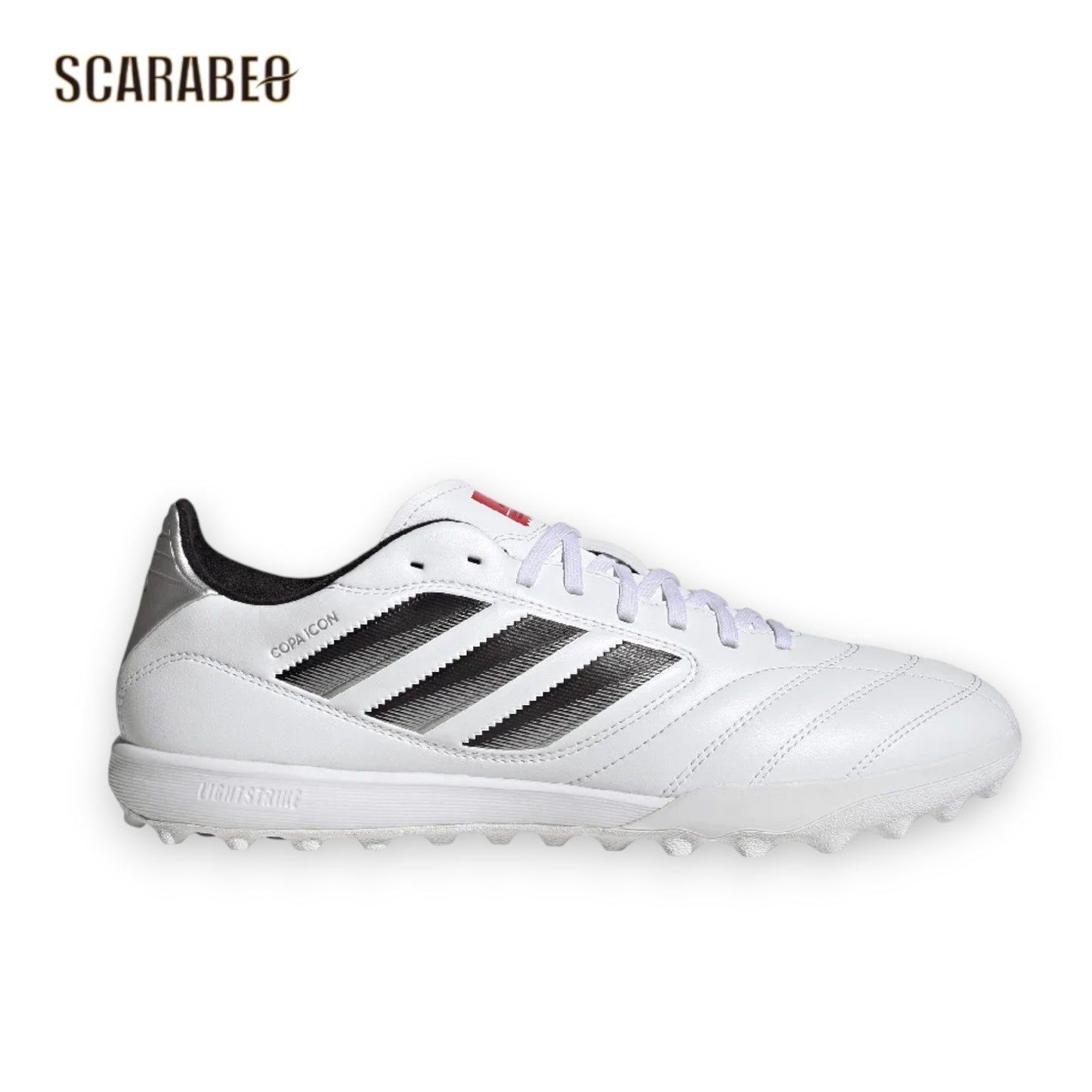 アディダス adidas コパ アイコン 2 LEAGUE TF ホワイト×ブラック ターフ用 トレーニングシューズ 部活 サッカー 人工芝 jq8671