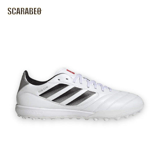 アディダス adidas コパ アイコン 2 LEAGUE TF ホワイト×ブラック ターフ用 トレーニングシューズ 部活 サッカー 人工芝 jq8671