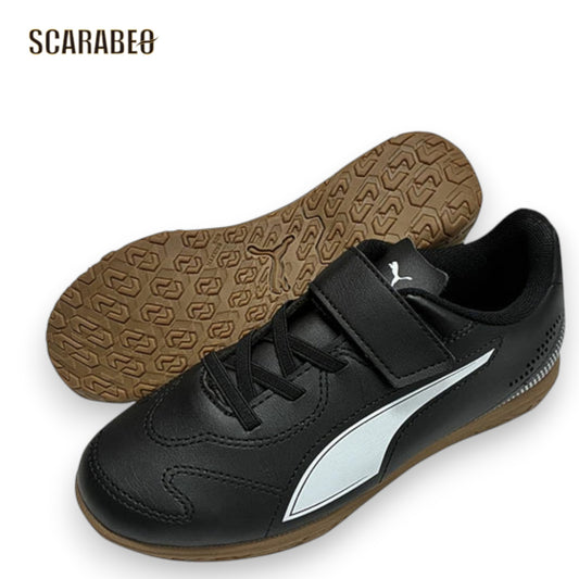 PUMA プーマ ヴィトーリア 2 IT V JR ジュニア インドア トレーニングシューズ キッズ サッカー フットサル ベルクロ ノンマーキング VITORIA 108506-01