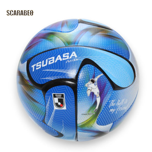 サッカーボール 4号球 JFA検定球 TSUBASA J JR SFIDA ツバサ キャプテン翼 ジュニア用 小学生 試合球　sb26tj02-blu