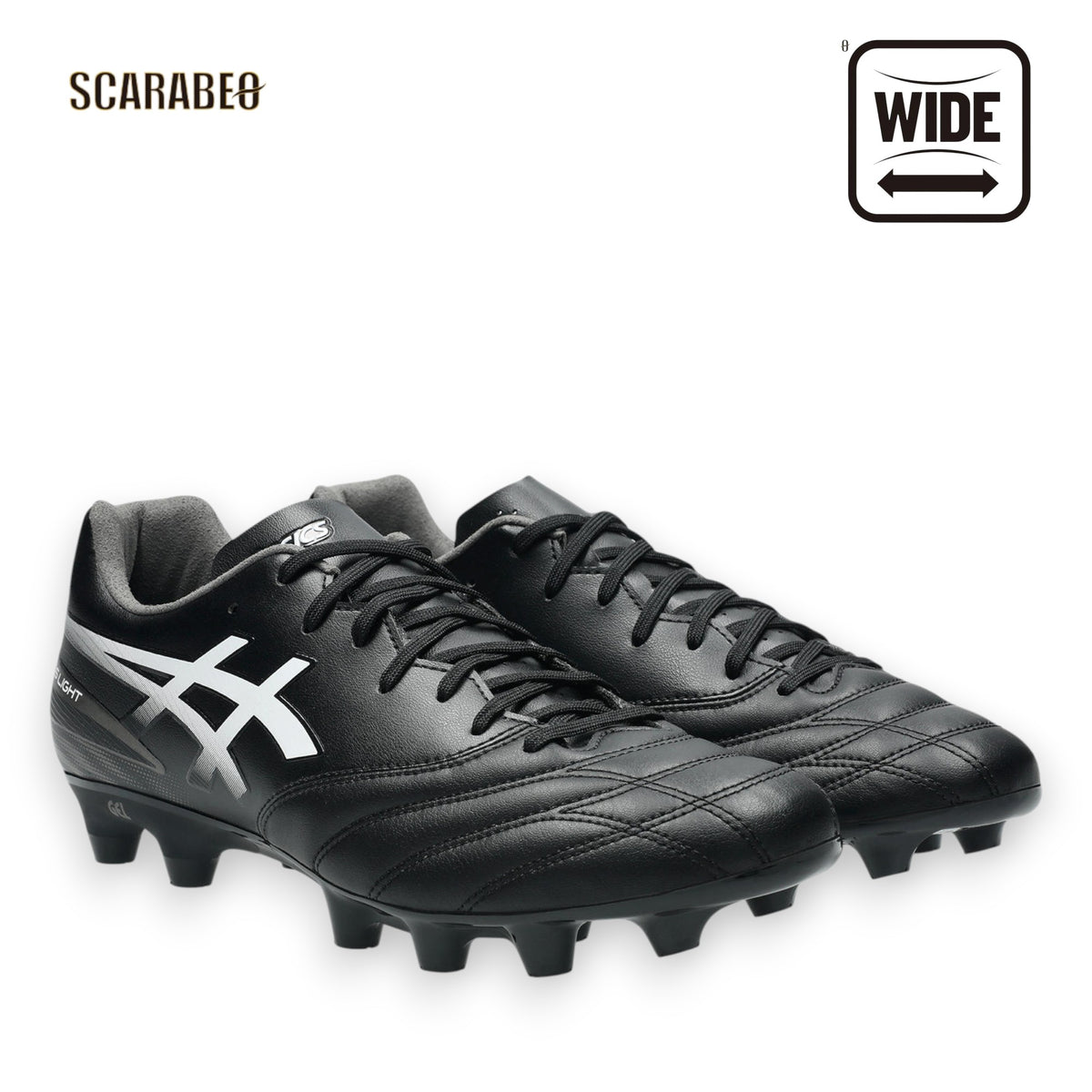 アシックス asics DS LIGHT ADVANCE サッカースパイク ブラック ホワイト オールコート対応 ディーエスライト アドバンス 1103a125-001