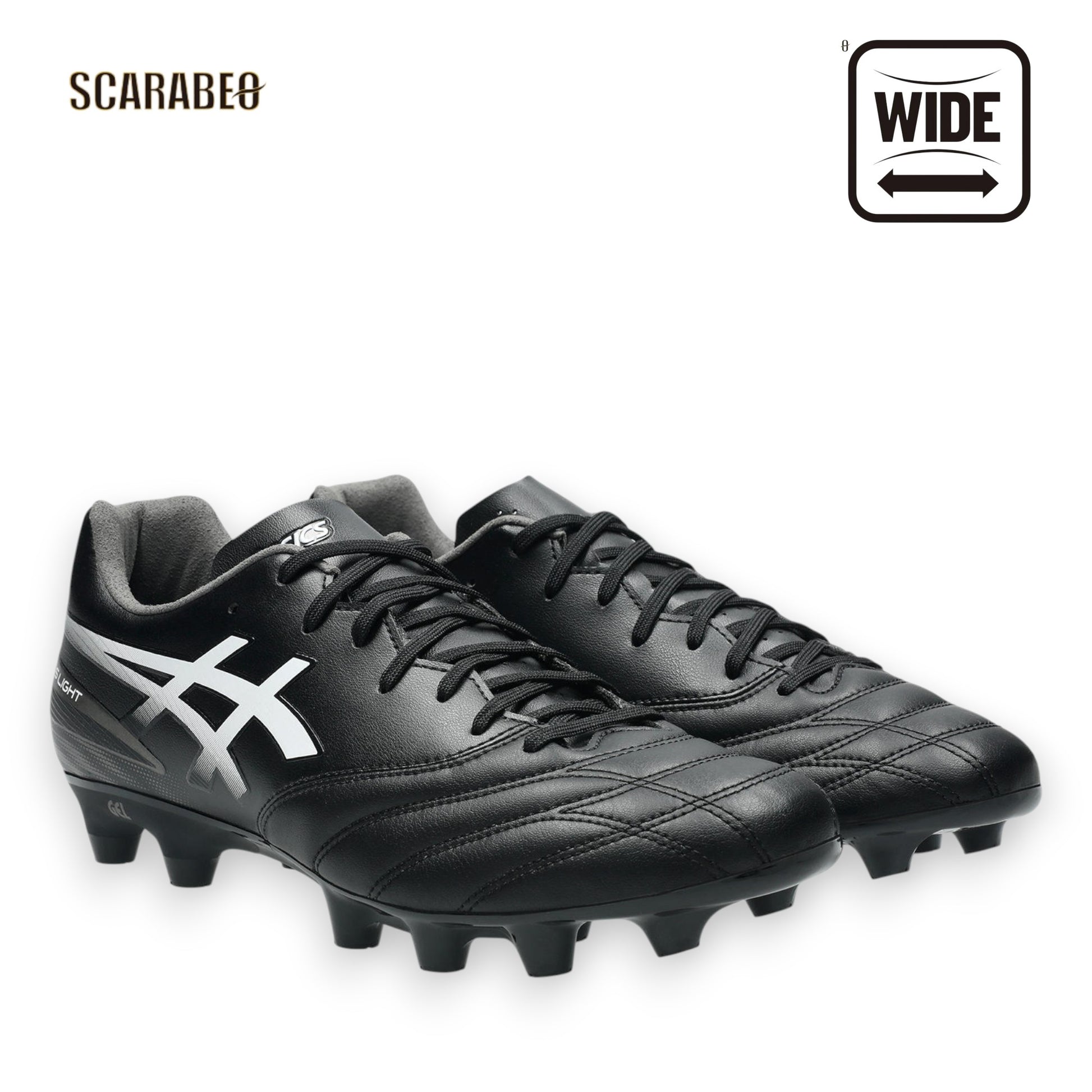 アシックス asics DS LIGHT ADVANCE サッカースパイク ブラック ホワイト オールコート対応 ディーエスライト アドバンス 1103a125-001