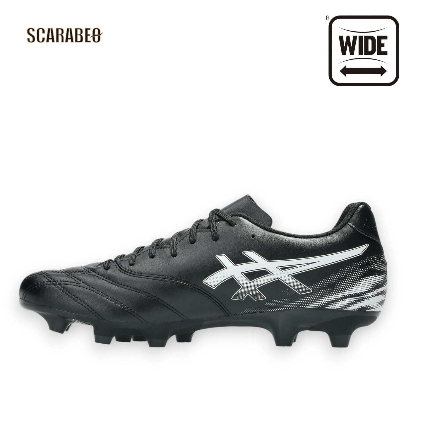 アシックス asics DS LIGHT CLUB ブラック ホワイト サッカースパイク メンズ 固定式 ディーエスライト クラブ1103a128-001