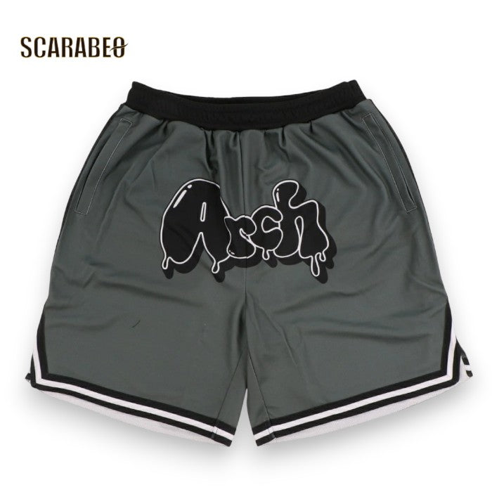 Arch アーチ ice cream lover shorts B124 ダークグレー バスケットボール ハーフパンツ b124-109