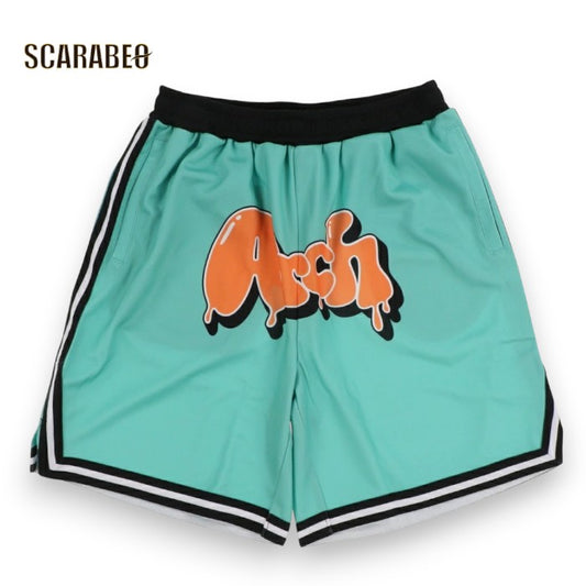 Arch アーチ ice cream lover shorts B124 ターコイズ バスケットボール ハーフパンツ b124-107