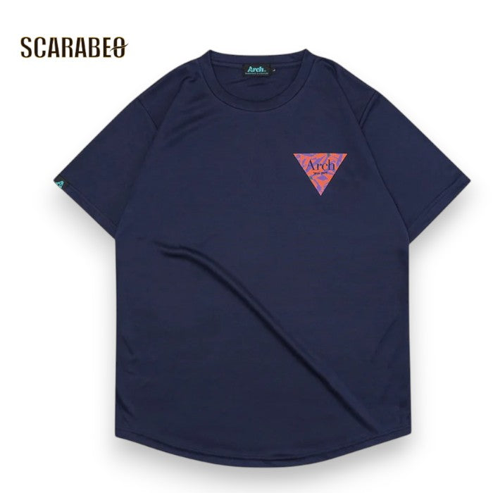 Arch アーチ brushed bloom tee DRY ネイビー バスケットボール Tシャツ t123-142