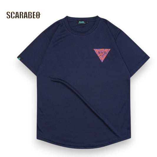 Arch アーチ brushed bloom tee DRY ネイビー バスケットボール Tシャツ t123-142