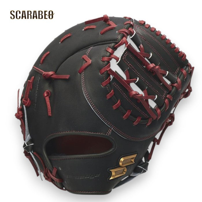 SSK エスエスケイ 硬式 プロエッジ ファーストミット 一塁手用  Fブラック×レディッシュブラウン 用 右投げ 左投げ ハミ出し入りウェブ BTバック pekf83323f-9648