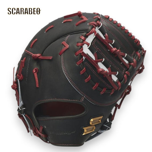 SSK エスエスケイ 硬式 プロエッジ ファーストミット 一塁手用  Fブラック×レディッシュブラウン 用 右投げ 左投げ ハミ出し入りウェブ BTバック pekf83323f-9648