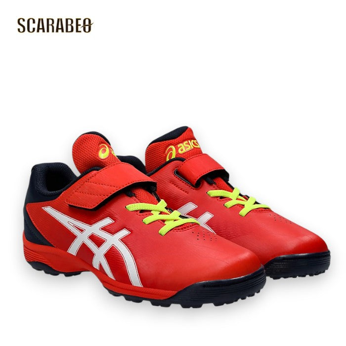 アシックス 野球 スターシャインTR2 トレーニングシューズ 600 ファイアリーレッド×ホワイト ASICS ジュニア アップシューズ 1124a009-600