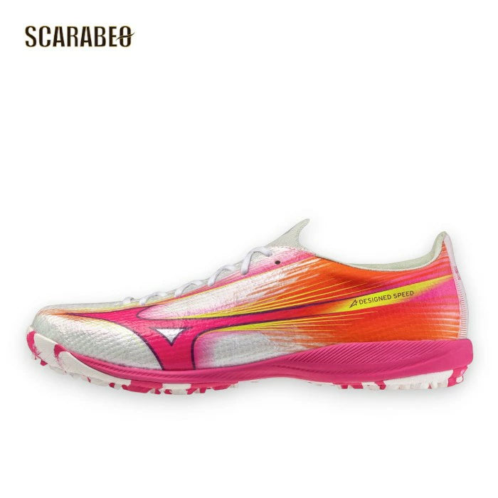 ミズノ アルファ 3 ELITE AS P1GD266264 64 ホワイト×ピンク トレーニングシューズ サッカー 2E p1gd266264