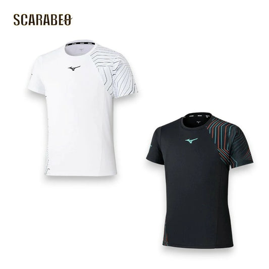 ミズノ N-XT グラフィックTシャツ メンズ 半袖 スポーツTシャツ 吸汗速乾 トレーニング ランニング ジム 32jad210