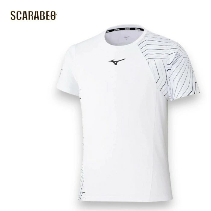 ミズノ N-XT グラフィックTシャツ メンズ 半袖 スポーツTシャツ 吸汗速乾 トレーニング ランニング ジム 32jad210