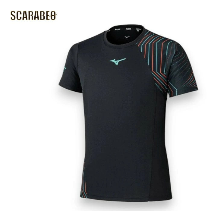 ミズノ N-XT グラフィックTシャツ メンズ 半袖 スポーツTシャツ 吸汗速乾 トレーニング ランニング ジム 32jad210