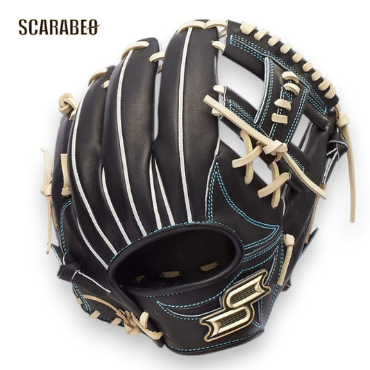 SSK 硬式 グラブ プロエッジ シリーズW 345型 PKW34526 内野手用 右投げ ブラック/キャメル(9012) pkw34526-9012