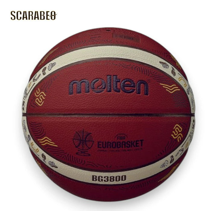 FIBA EuroBasket 2025 限定デザイン 公式試合球レプリカ 5号球 BG3800 B5G3800-E5Z ミニバス 小学生用 バスケットボール b5g3800-e5z