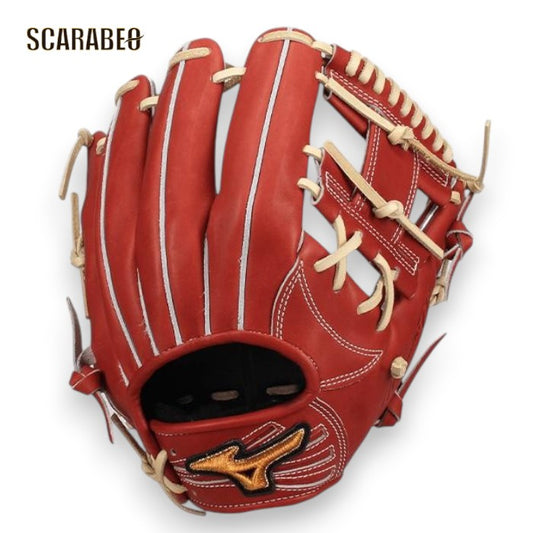 【今だけ特典】アンダーシャツ1枚プレゼント ミズノ ミズノプロ 硬式 グローブ 内野手用 長岡型 サイズ10 6680 ローズブラウン×ブロンド 右投用 高校野球対応 日本製 1ajgh92823-6680