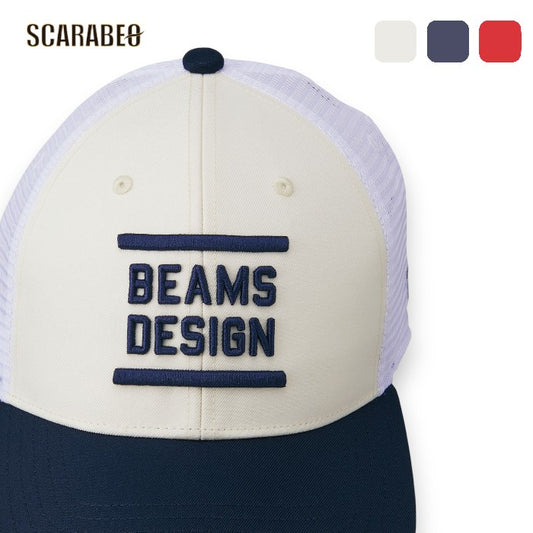 ZETT by BEAMS DESIGN キャップ BH79506 メッシュキャップ ラウンドバイザー 帽子 メンズ レディース FREEサイズ スポーツ カジュアル bh79506