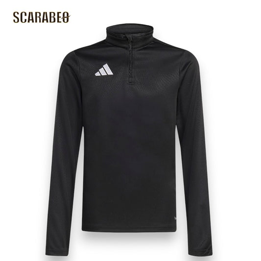 アディダス ENTRADA26 トレーニングトップ キッズ サッカー トレーニングウェア ジュニア 長袖 ハーフジップ CLIMACOOL 吸汗速乾 adidas JZ6630 rg020