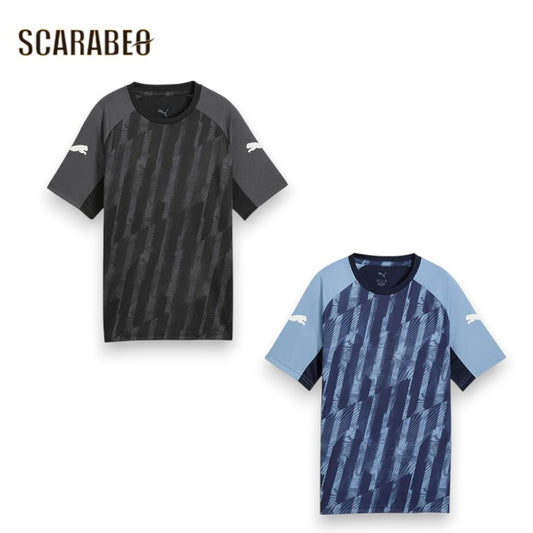 PUMA プーマ ジュニア INDIVIDUAL LIGA グラフィック 半袖シャツ 660967 キッズ サッカー プラクティスシャツ トレーニングウェア dryCELL 660967