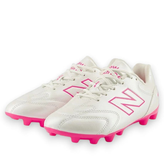New Balance ニューバランス 442 TEAM JNR HG V3 ジュニア サッカースパイク ホワイト/ピンク Y43H93FW HG/AG対応 y43h93fw