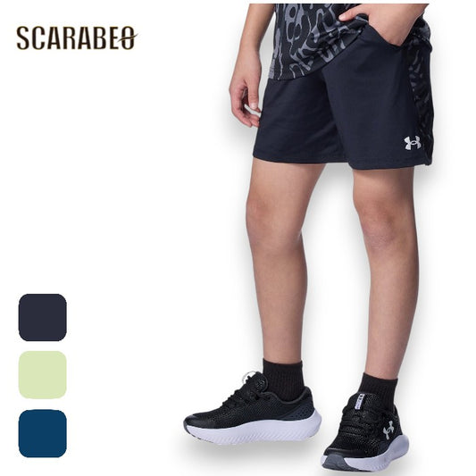 アンダーアーマー キッズ ハーフパンツ UAテック ベント プリント ブロック ショーツ BOYS 吸汗速乾 トレーニングパンツ ジュニア スポーツ ランニング サッカー 野球 6012345