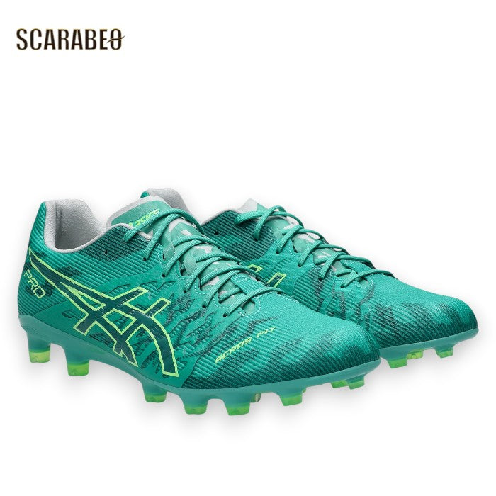【今だけ特典】アンダーシャツ1枚プレゼント ASICS アシックス DS LIGHT ACROS PRO 3 サッカースパイク AURORA GREEN/MISTY PINE 1101A071-300 1101a071-300