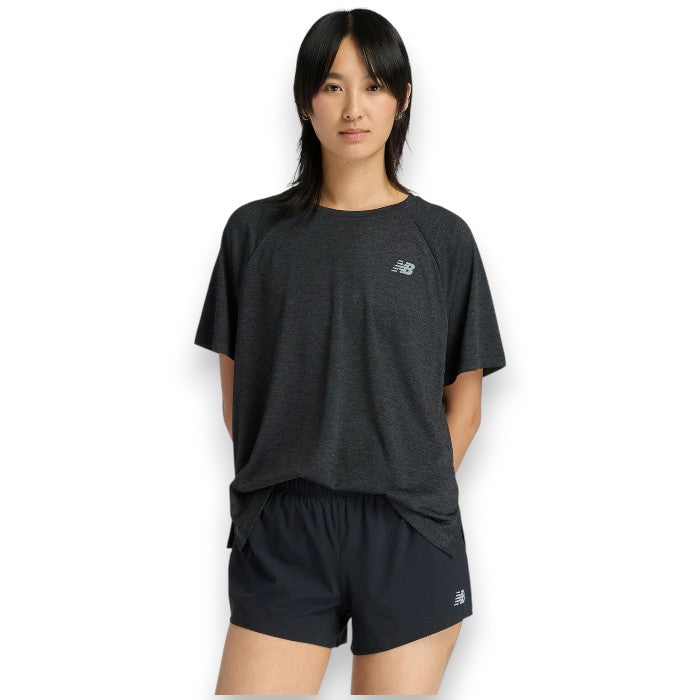 ニューバランス スポーツパフォーマンスTシャツ アパレル 半袖 運動 スポーツ カジュアル  wt6172zl-bkh