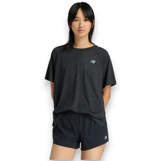 ニューバランス スポーツパフォーマンスTシャツ アパレル 半袖 運動 スポーツ カジュアル  wt6172zl-bkh