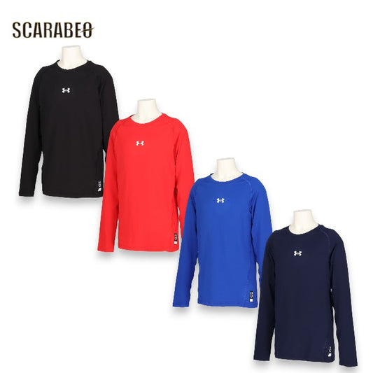 Under Armour UAヒートギア フィッティド 長袖アンダーシャツ BOYS クルーネック 接触冷感 吸汗速乾 UVカット 6012726