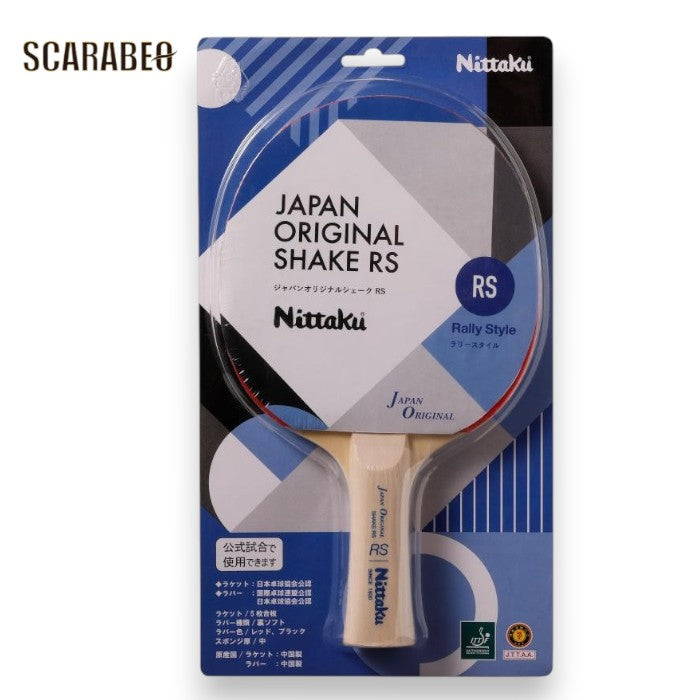 Nittaku ニッタク ジャパンオリジナルシェーク RS NH-5159 卓球ラケット 貼り上がり 初心者 レジャー用 nh5159