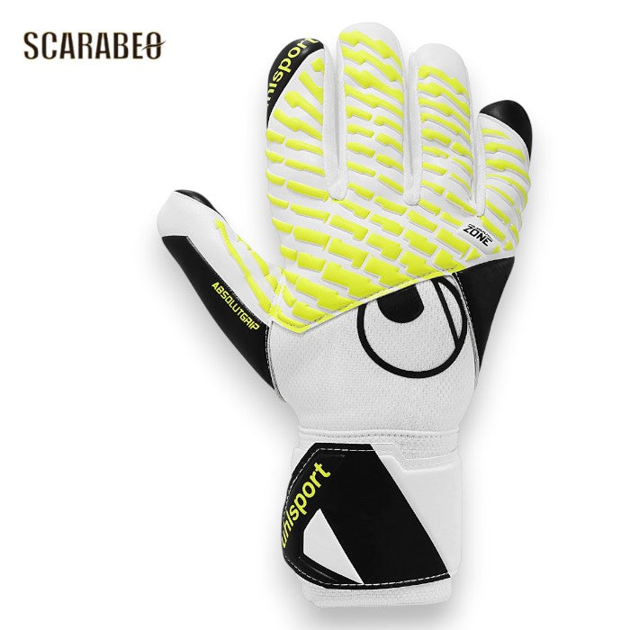 Uhlsport ウールシュポルト ジュニア GKグローブ ファングマシーネ アブソルートグリップ ハーフネガティブ プロ 1011401-01 キッズ 子供用 キーパーグローブ サッカー 試合用 1011401-01