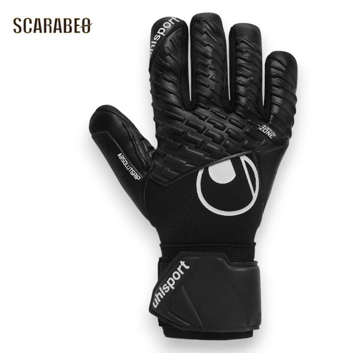 Uhlsport ウールシュポルト GKグローブ ファングマシーネ コンフォート アブソルートグリップ ハーフネガティブ 1011430-01 キーパーグローブ サッカー 試合用 高グリップ 1011430-01