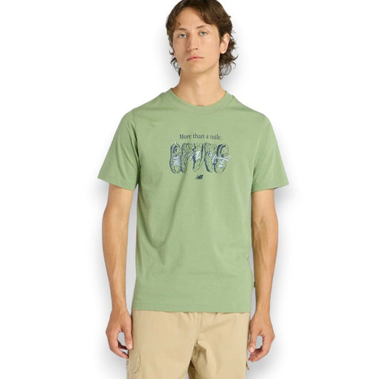 ニューバランス 半袖Tシャツ メンズ コットン ロゴT ライフスタイル カジュアル 綿100％ ブラック スタンダードフィット NB 2026春夏 mt61778s-aar