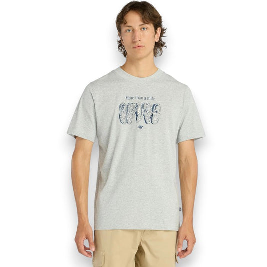 ニューバランス 半袖Tシャツ メンズ コットン ロゴT ライフスタイル カジュアル 綿100％ ブラック スタンダードフィット NB 2026春夏 mt61778s-ag