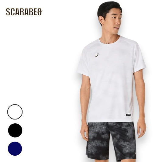 アシックス 半袖Tシャツ メンズ レディース ユニセックス 吸汗速乾 ドライ トレーニング スポーツウェア グラフィックT ASICS 2033c038
