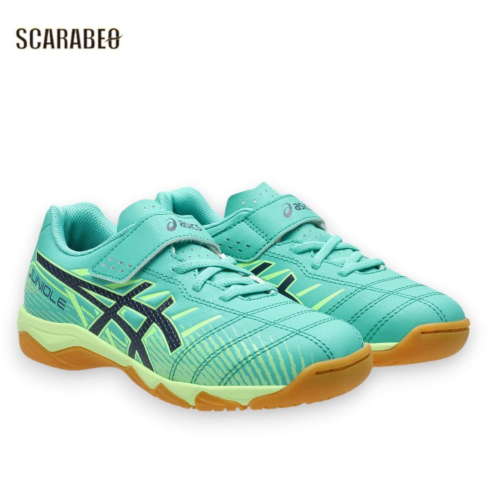 アシックス ジュニオーレ7 IN ジュニア フットサルシューズ インドア用 asics JUNIOLE 7 IN 1104A055-300 キッズ 子供用 初心者向け 室内用 ベルトタイプ 1104a055-300