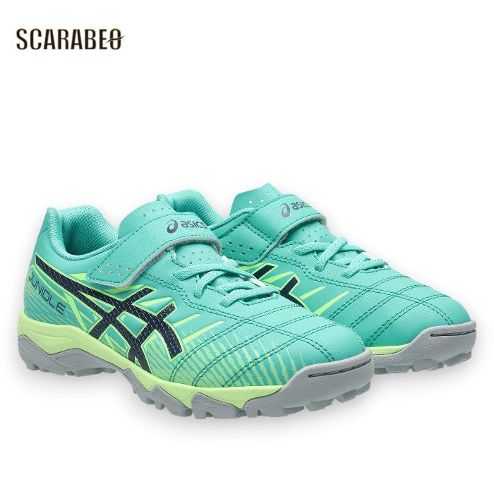 アシックス ジュニオーレ7 TF ジュニア トレーニングシューズ ターフ用 asics JUNIOLE 7 TF 1104A055-300 キッズ サッカー トレシュー ベルトタイプ 初心者向け 1104a056-300