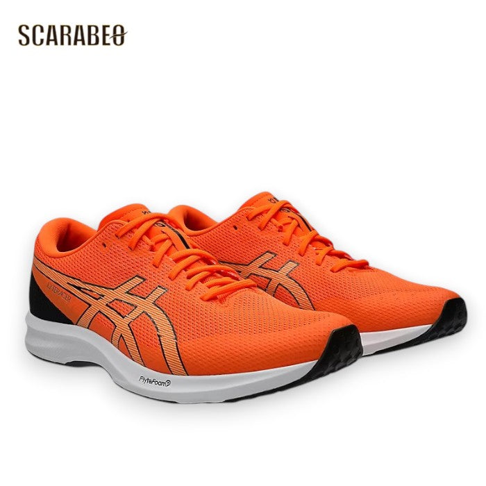 アシックス LYTERACER 6 WIDE ライトレーサー6 ワイド メンズ ランニングシューズ トレーニングシューズ 幅広 軽量 部活 asics Shocking Orange Carrier Grey 1011b970-800
