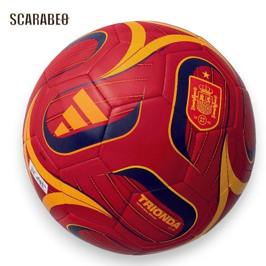 アディダス トリオンダ スペインライセンス クラブ 4号球 サッカーボール 小学生用 ジュニア 機械縫い 人工皮革 ビビッドレッド ADF427SP adidas adf427sp