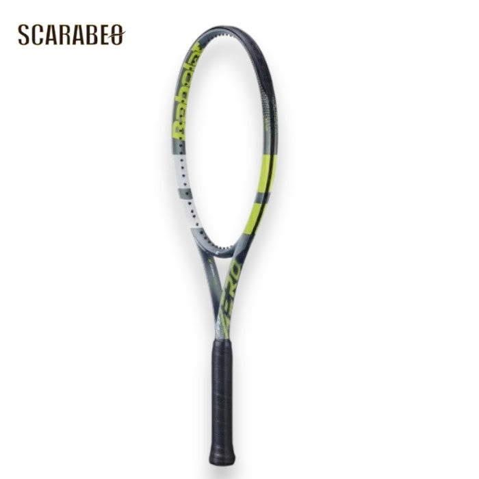 バボラ Evo Aero 硬式テニスラケット BABOLAT 101562-100 G1 G2 初中級者向け グレー 蛍光イエロー 101562-100